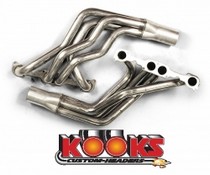 •15 Degree Cylinder heads, 79-93 Ford Mustang with a Small Block Chevy engine for the following cylinder heads:, • Brodix 11X and 12X , • Spread Port  Kook's Headers - Steel - 1 7/8