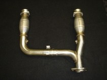 04-06 Chevrolet SSR 5.3/5.7L LS Kook's Catted Y-Pipe Exhaust - Stainless Steel - 3