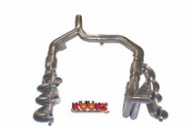 2000 Chevrolet Camaro LS1 5.7L, 2000 Pontiac Firebird LS1 5.7L Kook's Longtube Headers - Stainless Steel - 1 3/4