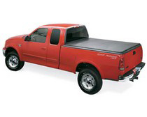 1999-2014 FORD SUPERDUTY Lund Soft Roll-Up Tonneau Covers - Genesis Snap Soft (Black Leather Look)