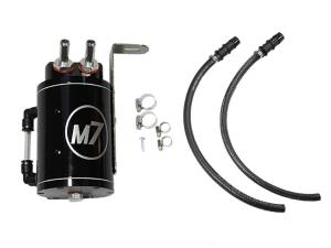 07-10 Mini Cooper R55 / R56 / R57 (N14B Engine) M7 Speed Oil Catch Can Kit - Black, Billet Aluminum