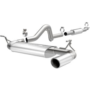 2014 Jeep Wrangler Unlimited Sahara;3.6, 6V, 2013 Jeep Wrangler Unlimited Sport;3.6, 6V, 2012 Jeep Wrangler Unlimited Sahara;3.6, 6V Magnaflow Cat-Back Exhaust (Single Straight Passenger Side Rear Exit)