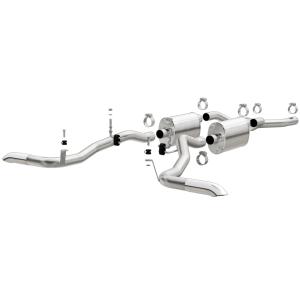 66-77 Ford Bronco (V 8 5 LGAS, L 6 3.3 LGAS, L 6 2.8 LGAS, V 8 4.7 LGAS, L 6 3.9 LGAS) MagnaFlow MF Series Exhaust System - Crossmember Back