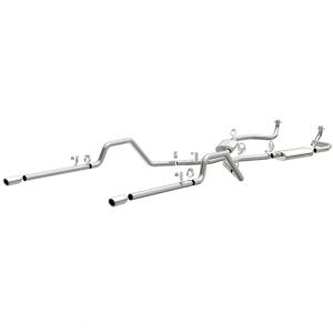 1963 Chevrolet Impala; 3.8, 6L, 1961 Chevrolet Impala; 3.8, 6L, 1964 Chevrolet Impala; 5.4, 8V, 1962 Chevrolet Impala; 3.8, 6L Magnaflow Crossmember-Back Exhaust (Dual Split Rear Exit)