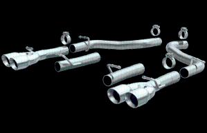 15-16 Dodge Challenger (V 6 3.6 LFLEX) MagnaFlow Exhaust System - Axle Back, Clamp-On