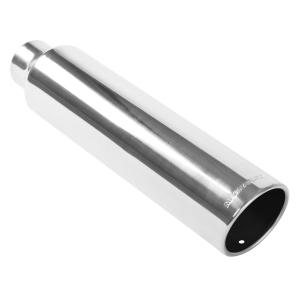 All Vehicles (Universal) Magnaflow 15° Slant Cut Tip - Single Wall - Weld On - Rolled Edge - Round (4