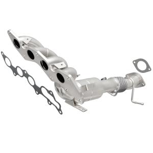 2007 Mazda 5;2.3, 4L, 2006 Mazda 5;2.3, 4L, 2005 Mazda 3;2.3, 4L, 2004 Mazda 3;2.3, 4L Magnaflow OEM Grade Exhaust Manifold with Integrated Catalytic Converter (49 State Legal)