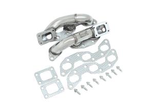 90-96 Nissan 300ZX (Z32 3.0L V6 VG30DETT) Manzo USA Twin Turbo Manifold - Stainless Steel