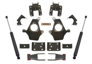 2007-2011 Chevrolet Silverado 2WD, 2007-2011 GMC Sierra 2WD/4WD MaxTrac 2-4 Inch Lowering Kit (Includes Part Numbers 101320 / 301340 / 2200Ll)