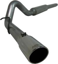 99-04 F-250 Super Duty, 99-04 F-350 Super Duty MBRP Exhaust System - XP Series (Cat Back Single Side Exit Exhaust System) (4 in. Diameter) (Aluminized) (Includes Muffler, Tailpipe, Exhaust Tip)