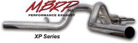 99-05 F-250 Super Duty, 99-05 F-350 Super Duty MBRP Exhaust System - XP Series (Cat Back Dual Split Side Exit Exhaust System) (4 in. Diameter) (Duals) (T409 Stainless Steel) (Includes Muffler, Tailpipe, Exhaust Tip)