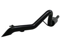 07-09 Wrangler (07-09Jk) Rubicon, Sahara, X MBRP Exhaust System - Installer Series (Off Road Single Side Exit Exhaust System) (Aluminized) (Includes Muffler, Tailpipe, Exhaust Tip) (Muffler Before Axle) (Black Finish)