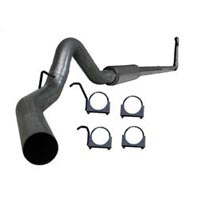 94-97 F-250, 94-97 F-350 MBRP Exhaust System - Performance Series (Turbo Back) (Heavy Duty Aluminized Steel) (Single) (Off Road) (Aluminized Down Pipe)