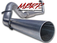 99-03 F-250 Super Duty, 99-03 F-350 Super Duty MBRP Exhaust System - XP Series (Turbo Back Single Side Exit Exhaust System) (5 in. Diameter) (T409 Stainless Steel) (Includes Muffler And Tailpipe)