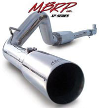 08-09 F-250 Super Duty, 08-09 F-350 Super Duty MBRP Exhaust System - XP Series Cool Duals (Filter Back Exhaust System)(T409 Stainless Steel) (Includes Tailpipe And Exhaust Tip)