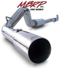 08-09 F-250 Super Duty, 08-09 F-350 Super Duty MBRP Exhaust System - Installer Series Cool Duals (Filter Back Exhaust System) (Aluminized) Includes Tailpipe And Exhaust Tip)