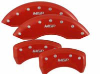 98-02 Camaro MGP Full Set Caliper Covers w/ MGP Logo - Red