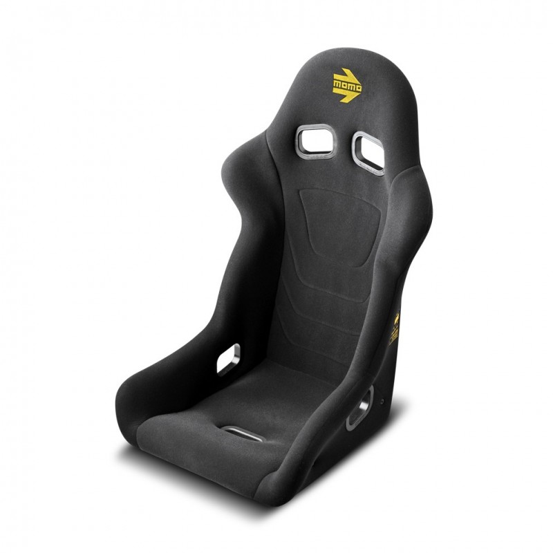 Universal (can work on all vehicles) MOMO Seat - Start, FIA 8855-1999, Black Hardshell