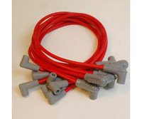 87-88 Monte Carlo, 87-92 Camaro, 87-92 Caprice, 87 El Camino, 93 Fleetwood MSD Ignition Spark Plug Wire Set - w/HEI - Red Super Conductor 8.5mm