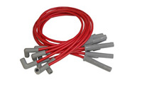 93-95 Mustang MSD Ignition Custom Spark Plug Wire Set - Red Super Conductor 8.5mm