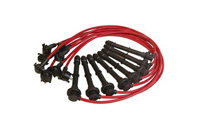 93-98 Mark Viii, 96-98 Mustang MSD Ignition Custom Spark Plug Wire Set - Red Super Conductor 8.5mm