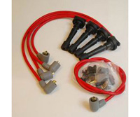 90-01 Integra, 97-01 Cr-V MSD Ignition Custom Spark Plug Wire Set - Red Super Conductor 8.5mm