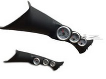 2000-2005 DODGE NEON SRT Ortiz Custom Pods Triple Pillar Gauge Pod- 52mm