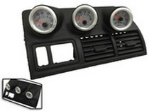 1997-2001 HONDA PRELUDE Ortiz Custom Pods Triple Center AC Vent Gauge Pod - 52mm