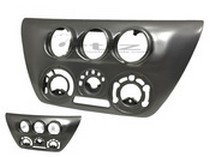 2003-2007 MITSUBISHI EVOLUTION/LANCER Ortiz Custom Pods Triple Gauge Pod Radio Trim - 52mm, Silver