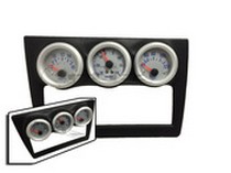 90-99 Mitsubishi 3000GT Ortiz Custom Pods Triple Radio Trim Gauge Pod - 52mm