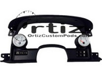 1990-1996 NISSAN 300ZX Ortiz Custom Pods Dual Cluster Gauge Pod - 52mm