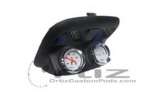 2000-2006 NISSAN SENTRA Ortiz Custom Pods Dual Roof Bin Gauge Pod - 52mm