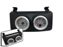 2000-2005 TOYOTA ECHO Ortiz Custom Pods Dual Dash Clock Trim Gauge Pod - 52mm