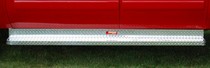 1997-2001 Chevrolet Express Van 135-inches WB, Driver 40-inches, Pass 100-inches, 1997-2001 GMC Savana Van 135-inches WB, Driver 40-inches, Pass 100-inches Owens Commercial Running Boards (Diamond Tread With Stone Guard with Star Burst Grip) 135-inches WB, Driver 40-inches/Pass 100-inches