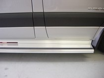 2001-2004 Ford F150 Pickup Light Duty Pickup W/O Flares Super Cab 6.5 Feet Short Bed FL Owens ClassicPro Series Running Boards (2-Inch Bright Extruded Aluminum) W/O Flares