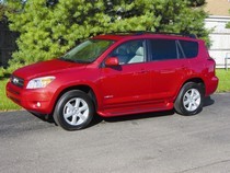 2006-2011 Toyota RAV4 W/O Flares  Owens GlaStep Custom Molded Fiberglass Running Boards W/O Flares