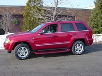 2005-2010 Jeep Grand Cherokee Limited & Laredo (W/O Molded Mud Flaps) Owens Premier Series Custom Molded ABS Running Boards Limited & Laredo (W/O Molded Mud Flaps)