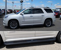 2011 GMC Acadia Denali Owens Premier Series Custom Molded ABS Running Boards Denali only