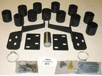 92-94 Blazer Base, 92-94 C1500 Suburban Base, 92-94 C2500 Suburban Base, 92-94 Gmc C1500 Suburban Base, 92-94 Gmc C2500 Suburban Base, 92-94 Gmc K1500 Suburban Base, 92-94 Gmc K2500 Suburban Base, 92-94 Gmc Yukon Base, 92-94 K1500 Suburban Base, 92-94 K2500 Suburban Base Performance Accessories Body Lift Kit (3 in. Lift) (Includes Steering Extension) (Front Bumper Brackets)