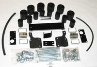 86-94 Nissan D21 Pickup (Hard Body) Base, Se, Xe, 95-97 Nissan Pickup D21 (Hard Body) Base, Se, Short Bed Xe, Xe Performance Accessories Body Lift Kit (3 in. Lift) (Includes Steering Extension) (Front Bumper Brackets)