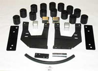 99-02 Ford F-250 Super Duty Pickup Base, 99-02 Ford F-350 Super Duty Pickup Base Performance Accessories Body Lift Kit (3 in. Lift) (Includes Steering Extension) (Front/Rear Bumper Brackets)