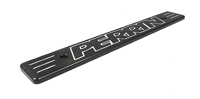 All Jeeps (Universal), Universal - Fits All Vehicles Perrin License Plate Frame - Delete (Black)