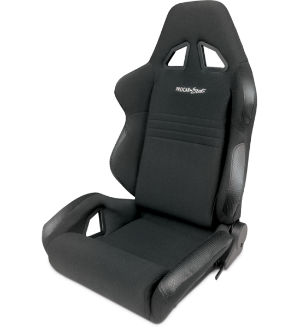 All Jeeps (Universal), Universal - Fits All Vehicles Procar Racing Seat - Rave Series 1600, Black Velour (Left)