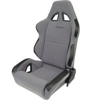 All Jeeps (Universal), Universal - Fits All Vehicles Procar Racing Seat - Rave Series 1600, Grey Velour (Left)