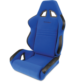 All Jeeps (Universal), Universal - Fits All Vehicles Procar Racing Seat - Rave Series 1600, Blue Velour (Left)