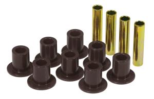 87-96 Jeep Wrangler YJ Prothane Leaf Spring Bushings - Front/Rear Spring Eye and Shackle (Black)