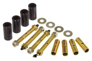 1959-1960 Jeep CJ5, 1966-1975 	 Jeep CJ5 , 1987-1995 Jeep Wrangler  Prothane Front and Rear Greaseable Main Spring Eye Bushings - Black