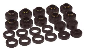 1980-1983 Jeep CJ, 1980-1986 Jeep CJ7 Prothane Body to Frame Mount and Radiator Support Bushings Kit - Black