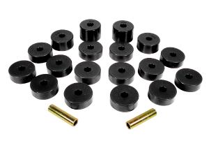 1974-1975 	 Jeep CJ5 , 1987-1995 Jeep Wrangler, 1997-2006 Jeep Wrangler  Prothane Body Mounts Bushings - Black