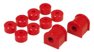 93-98 Jeep Grand Cherokee 2/4WD Prothane Sway Bar Bushings - Rear (Red)